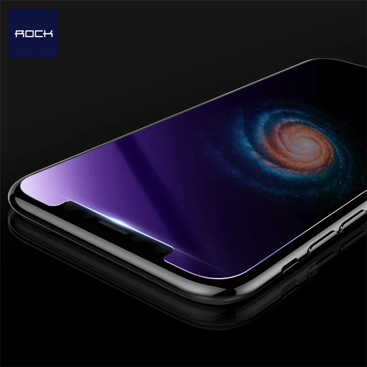 ROCK for iPhone X Untra Clear 2.5D 0.18mm Full Glue Tempered Glass Screen Protector