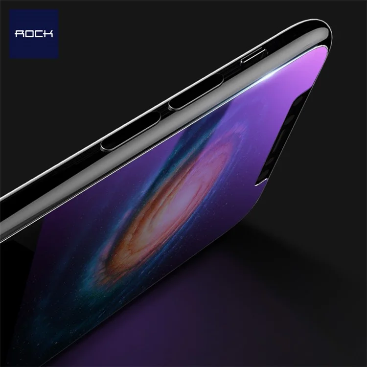 ROCK for iPhone X Untra Clear 2.5D 0.18mm Full Glue Tempered Glass Screen Protector