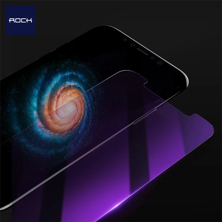 ROCK for iPhone X Untra Clear 2.5D 0.18mm Full Glue Tempered Glass Screen Protector