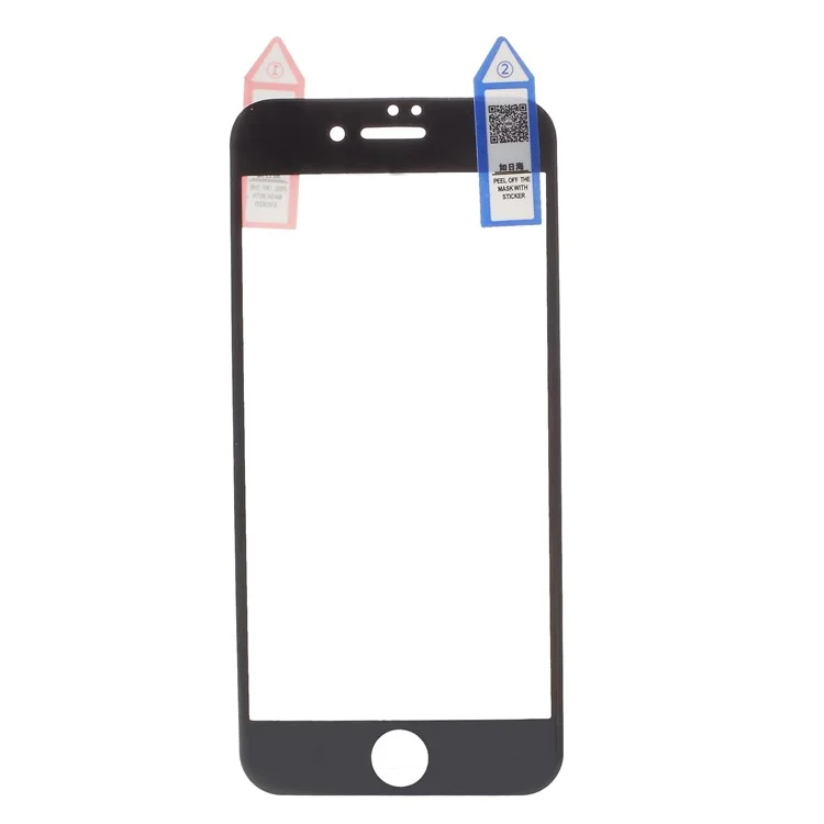 RURIHAI 3D Soft PET Anti-explosion Full Screen Coverage Protector for iPhone 8/7/6s/6 4.7 inch - Black
