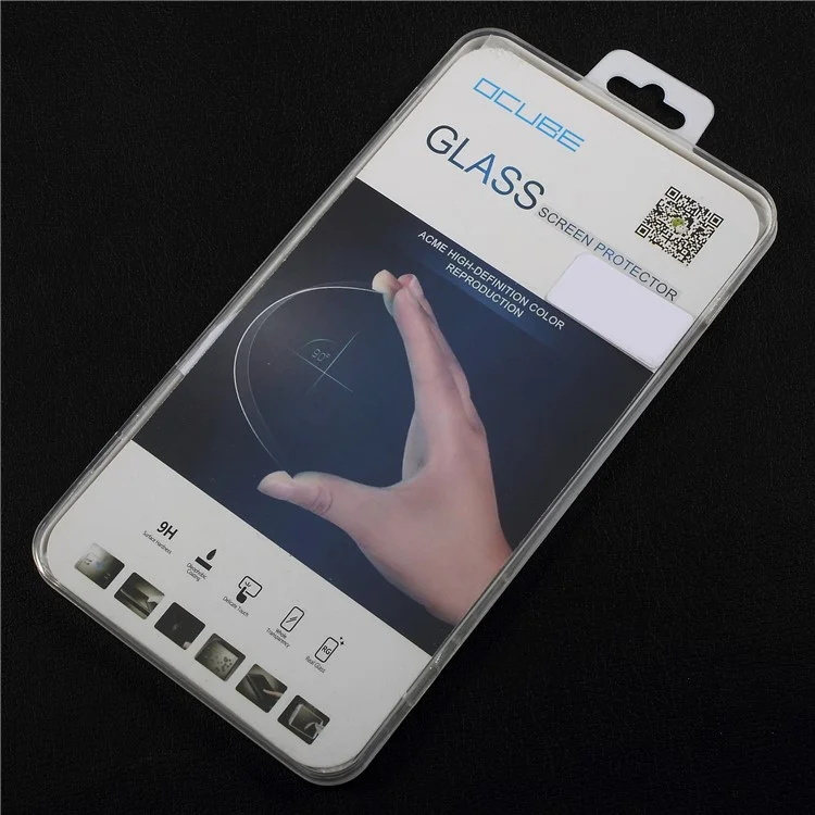 OCUBE 0.26mm Full Glue Tempered Glass Screen Protector Shield Film for Oukitel C8 Arc Edge