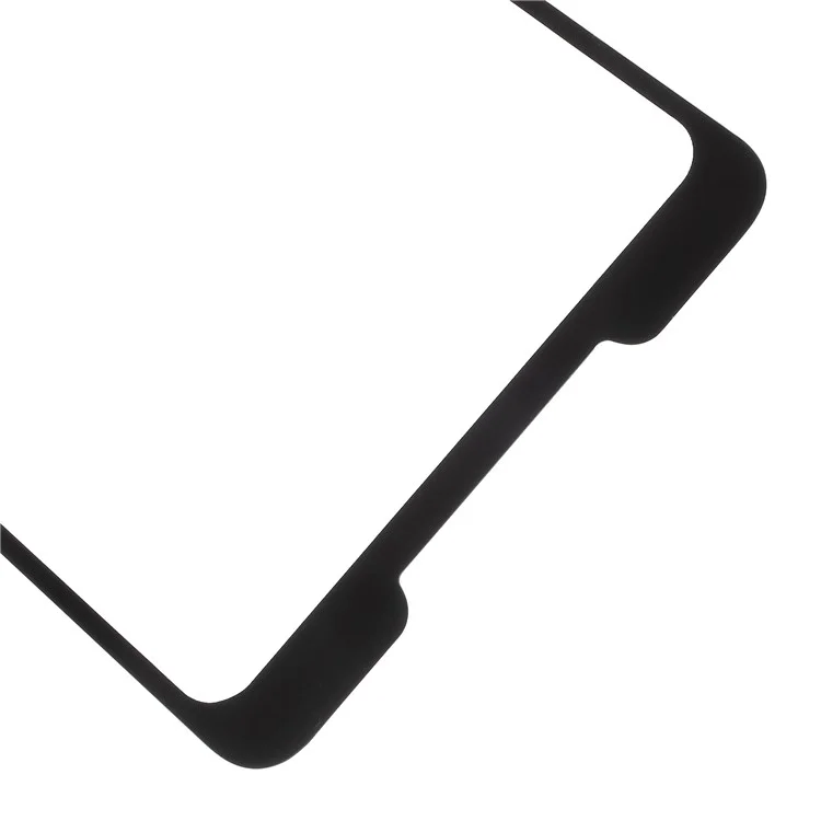 Full Size Silk Print Tempered Glass Screen Protector for Google Pixel 2 XL / Pixel XL2 - Black