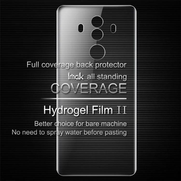 IMAK Soft Clearer Hydrogel Film II for Huawei Mate 10 Pro Full Cover Back Protector Film