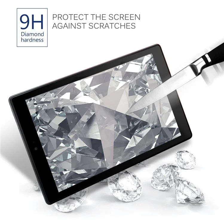 For Amazon Fire HD 10 (2017) 9H Hardness Tempered Glass Protector Guard Anti-blue-ray