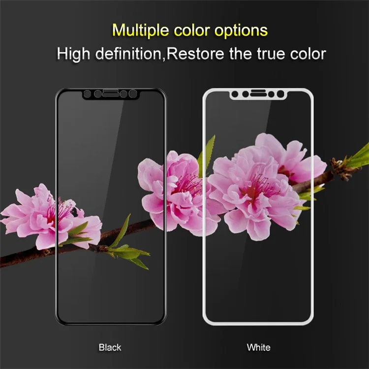 IMAK Pro+ Full Coverage Anti-explosion Tempered Glass Screen Protector for iPhone (2019) 5.8" / XS / X/10 - Black