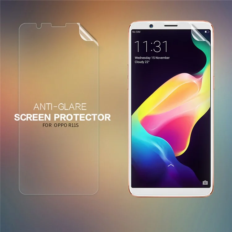 NILLKIN Matte Scratch-resistant LCD Screen Film for OPPO R11s