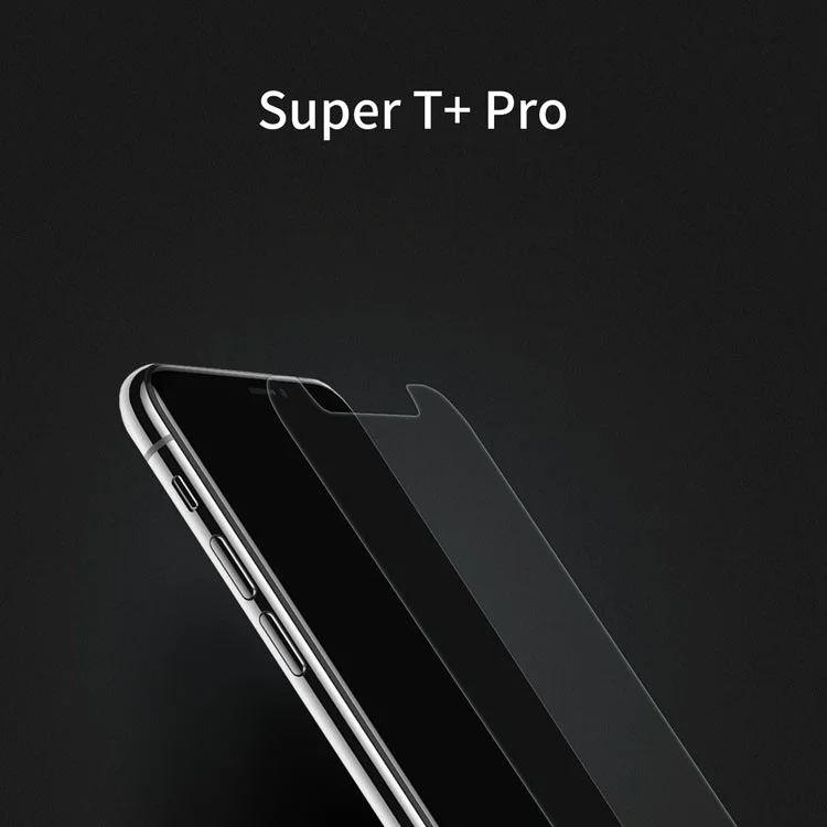 NILLKIN Super T+ Pro for iPhone X /10 HD Clear Tempered Glass Screen Protector + Clear Back Cover Film