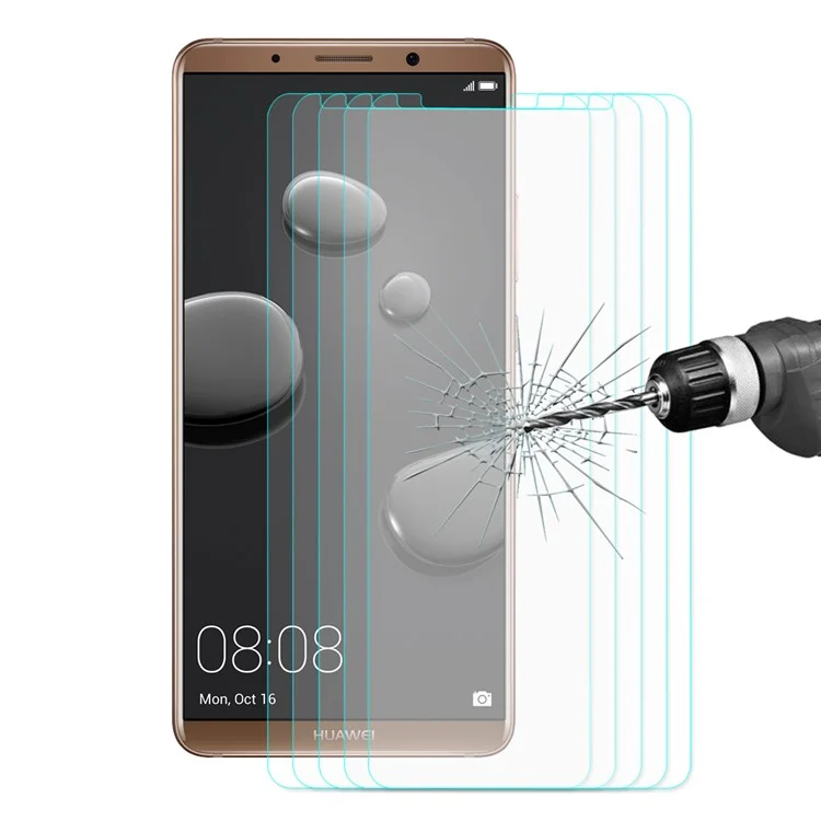 5PCS/Set HAT PRINCE for Huawei Mate 10 Pro 0.26mm 9H 2.5D Tempered Glass Screen Protector Film