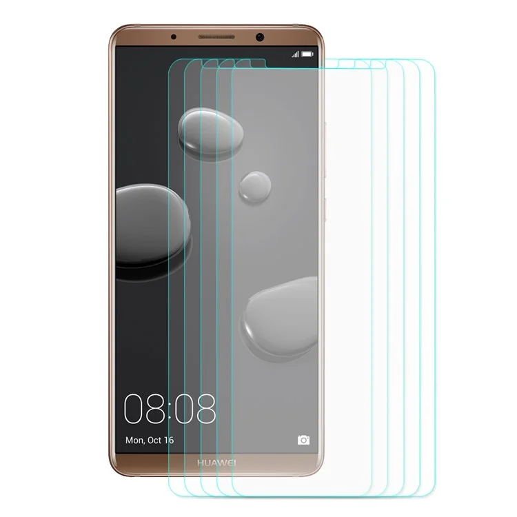 5PCS/Set HAT PRINCE for Huawei Mate 10 Pro 0.26mm 9H 2.5D Tempered Glass Screen Protector Film