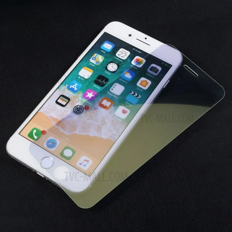 Mirror Effect Full Coverage Tempered Glass Screen Film for iPhone 8 Plus / 7 Plus - Gold
