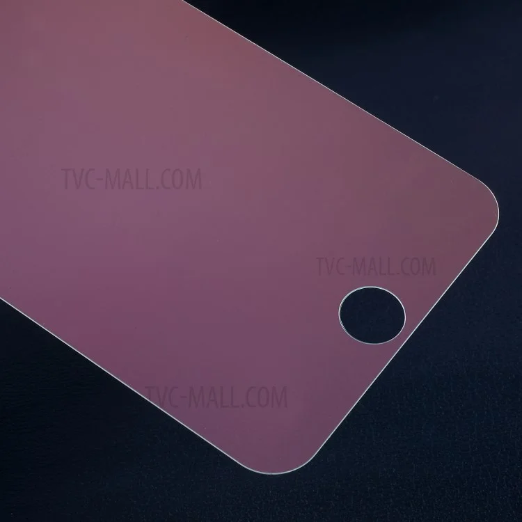 Mirror Effect Full Size Tempered Glass Screen Film for iPhone 8 / 7 - Red