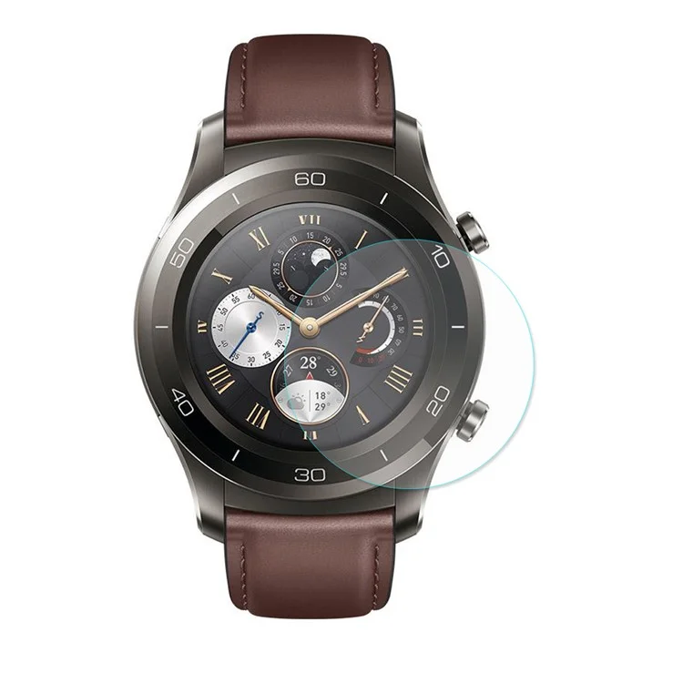 HAT PRINCE 0.2mm 9H 2.15D Arc Edge Tempered Glass Screen Protector for Huawei Watch 2 Pro