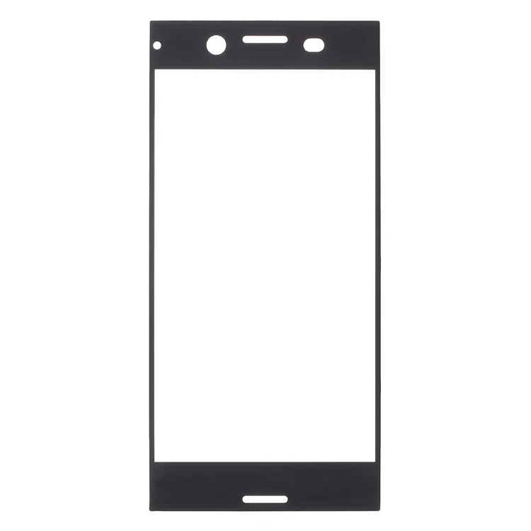 RURIHAI 0.3mm Complete Covering Tempered Glass Screen Protector for Sony Xperia XZ Premium - Black