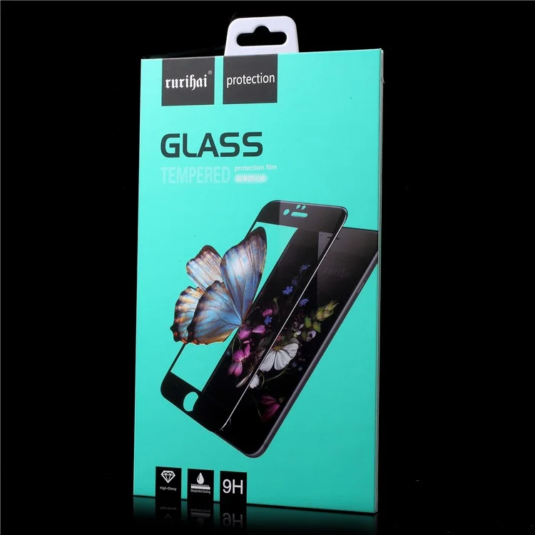 RURIHAI 0.3mm Complete Covering Tempered Glass Screen Protector for Sony Xperia XZ Premium - Black