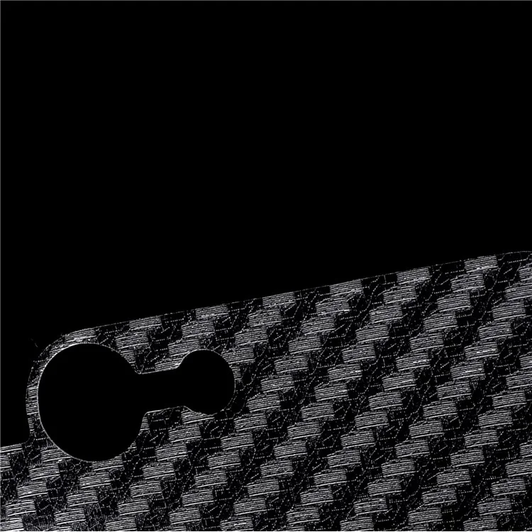 Transparent Carbon Fiber Texture Back Sticker Protector for iPhone 8 / 7