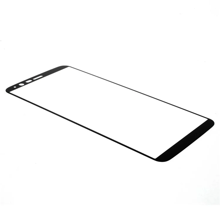 Full Size Silk Print Tempered Glass Screen Protector Film for OnePlus 5T - Black