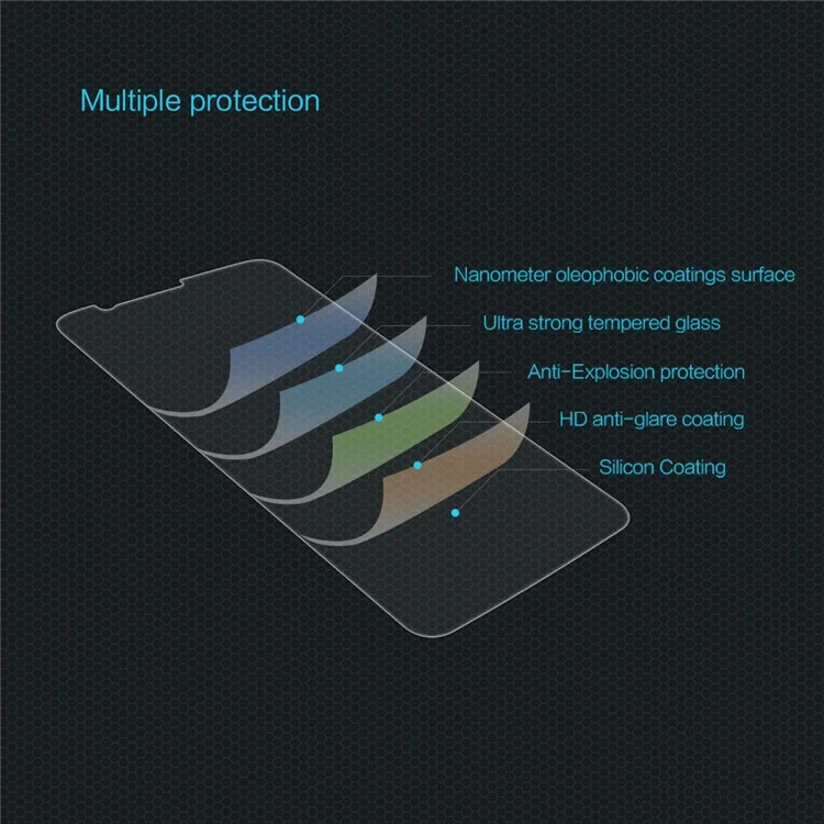 NILLKIN Amazing H for OnePlus 5T 9H 0.33mm Tempered Glass Screen Protector Anti-Explosion