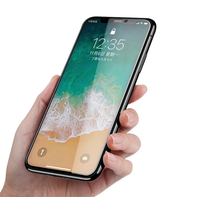 NXE for iPhone X(Ten) 3D Curved Complete Cover 9H Tempered Glass Screen Protector Film