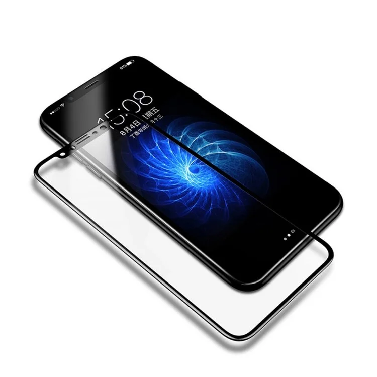 NXE Full Screen Anti-peep 3D Curved 9H Hardness Tempered Glass Screen Guard Film for iPhone X(Ten)