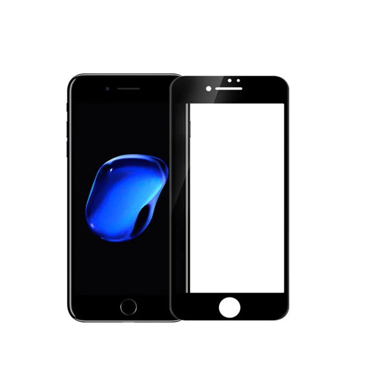 NXE for iPhone 8 Plus / 7 Plus Soft PET Edges Full Cover 9H Tempered Glass Screen Protector