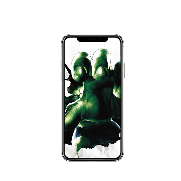 NXE for iPhone X Anti-blue-ray Silk Printing 2.5D 9H Tempered Glass Screen Protector Complete Coverage