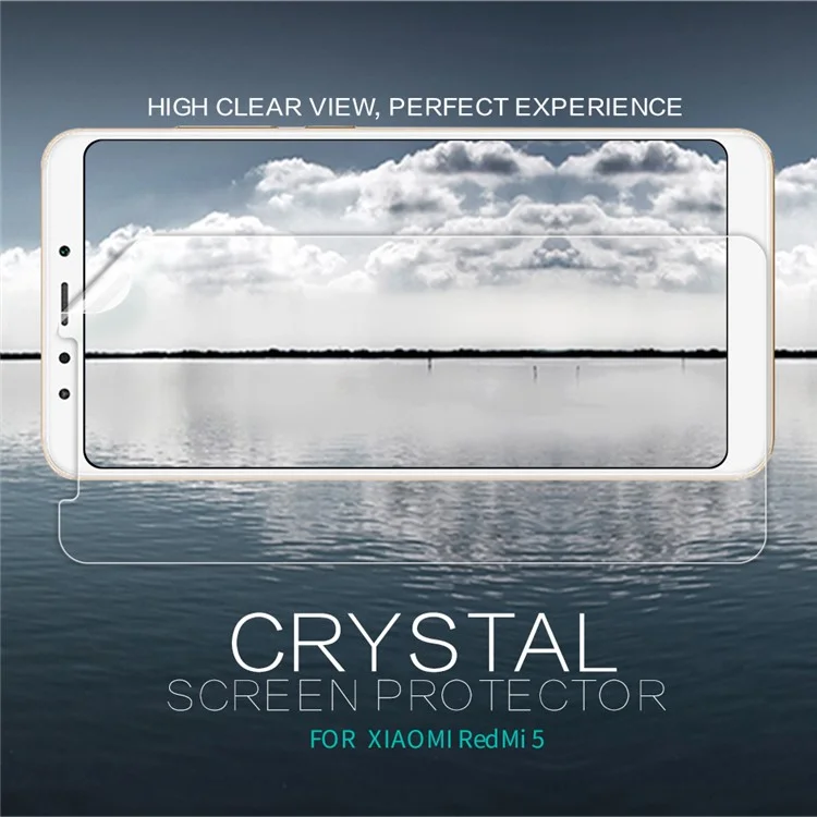 NILLKIN Anti-fingerprint Crystal Clear LCD Screen Protector Film for Xiaomi Redmi 5