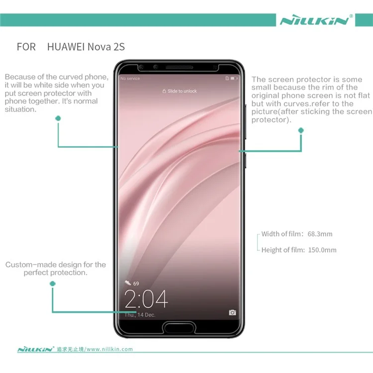 NILLKIN Anti-scratch Matte LCD Screen Protector Film for Huawei nova 2s