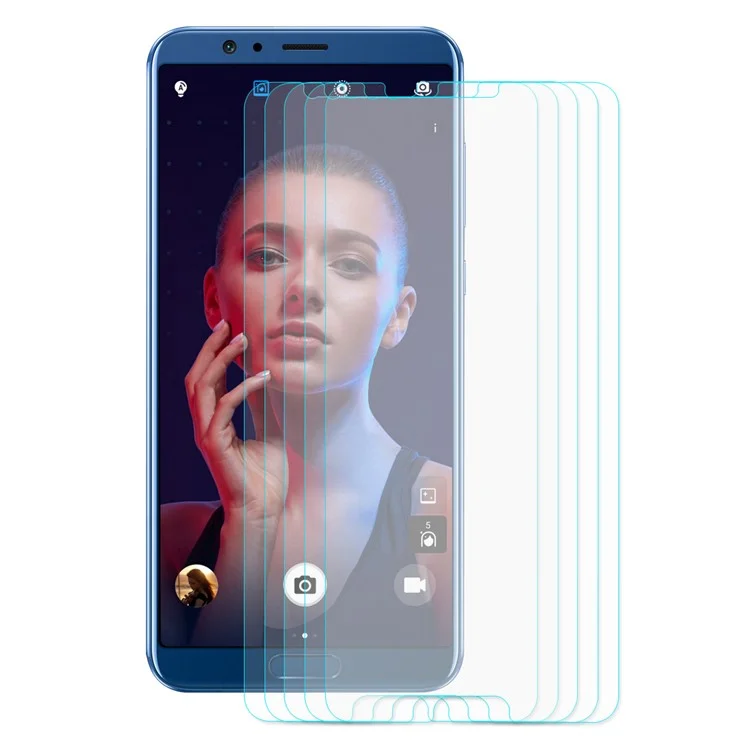 5PCS/Set HAT PRINCE for Huawei Honor V10 / Honor View 10 0.26mm 9H 2.5D Tempered Glass Screen Protector Film