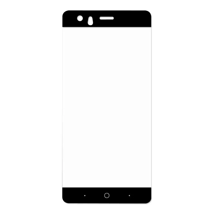 HAT PRINCE 0.26mm 9H Full Size Tempered Glass Screen Protector (2.5D Arc Edge) for ZTE nubia Z17 - Black