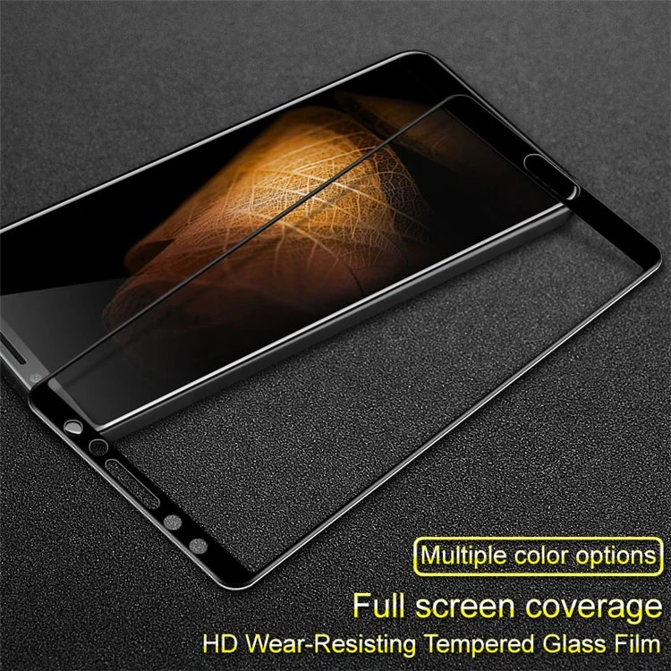 IMAK Full Size Tempered Glass Screen Protector Film for Huawei nova 2s - Black