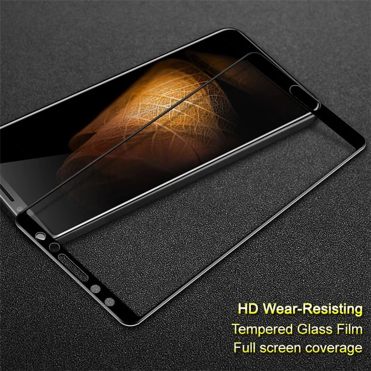 IMAK Full Size Tempered Glass Screen Protector Film for Huawei nova 2s - Black