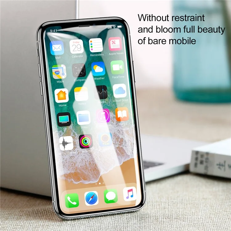 BASEUS 3D 0.23mm Soft PET Full Glue Full Screen Tempered Glass Protector for iPhone X/10