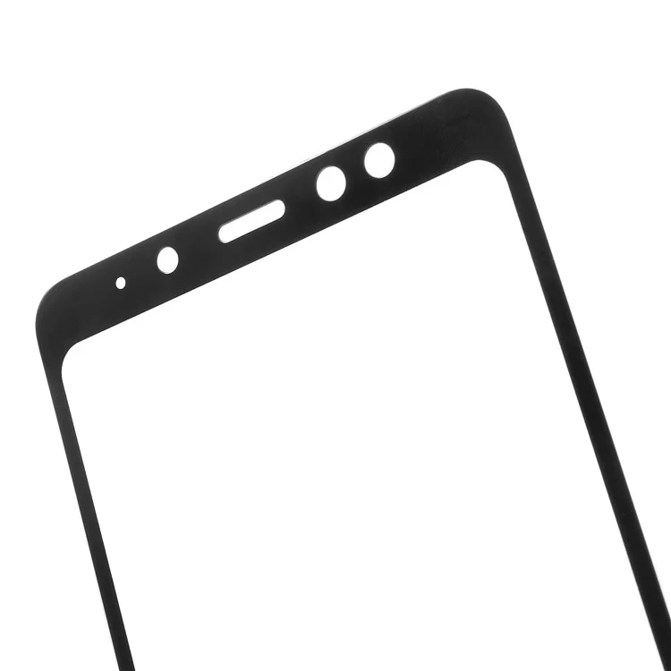 Full Coverage Tempered Glass Screen Protector for Samsung Galaxy A8+ (2018) - Black
