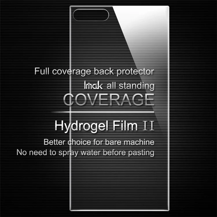 IMAK Soft Clearer Hydrogel Film II Full Cover Back Protector Film for Razer Phone
