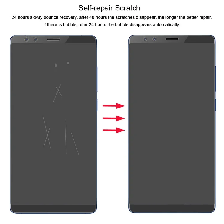 HAT PRINCE 0.1mm Full Coverage Soft Screen Protector Film for ZTE nubia Z17S