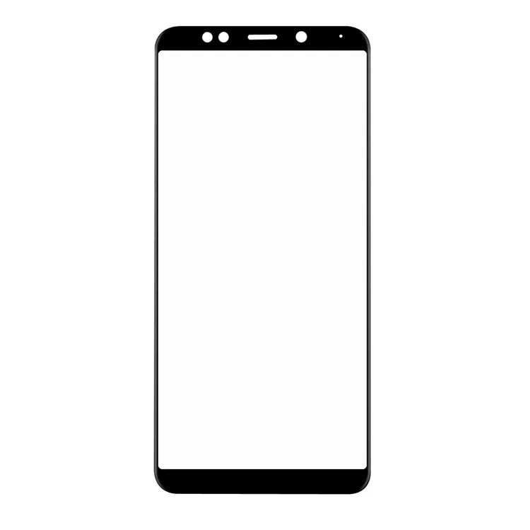 5Pcs/Set HAT PRINCE 0.2mm 9H Soft Carbon Fiber Edges 3D Full Tempered Glass Screen Protectors for Xiaomi Redmi Note 5 (12MP Rear Camera) / Redmi 5 Plus (China) - Black