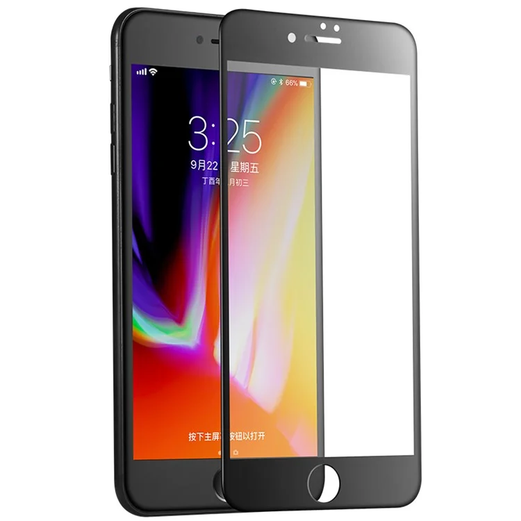 BENKS XPRO+ for iPhone 8 Plus / 7 Plus 0.23mm Full Coverage Curved Tempered Glass Screen Protector - Black