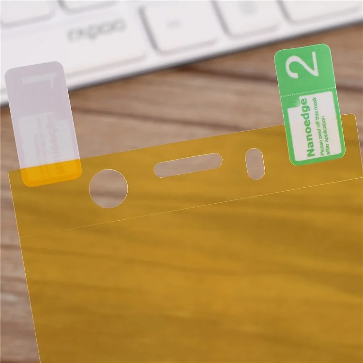 50Pcs/Set Full Coverage Soft Mobile LCD Screen Protector Films for Sony Xperia XZ1 Compact