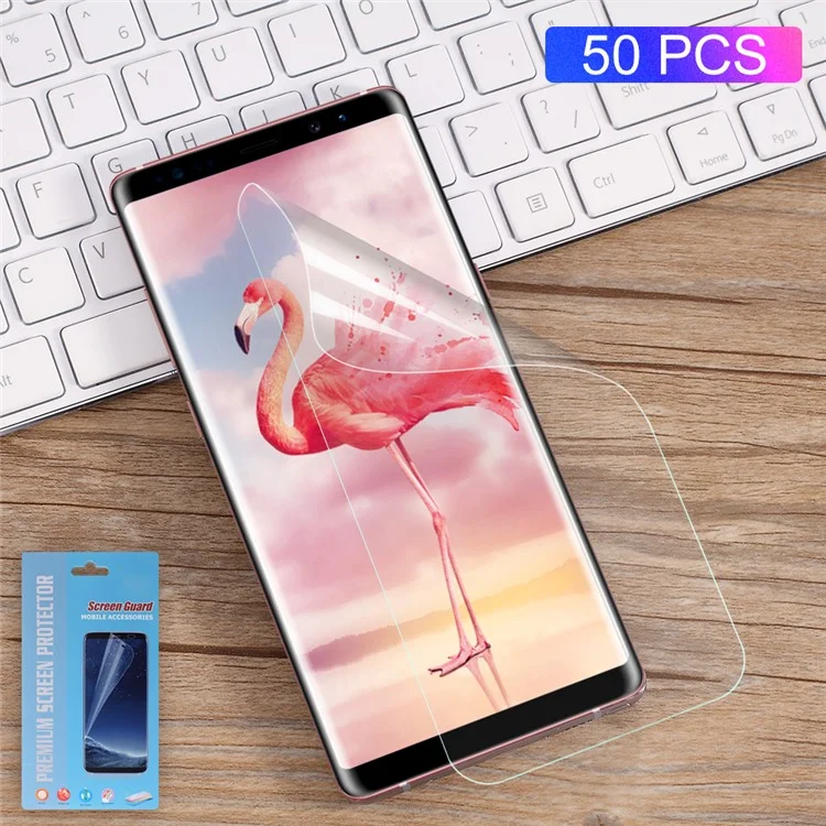 50Pcs/Set for Samsung Galaxy Note 8 N950 Full Screen Complete Covering Soft LCD Screen Protector Films