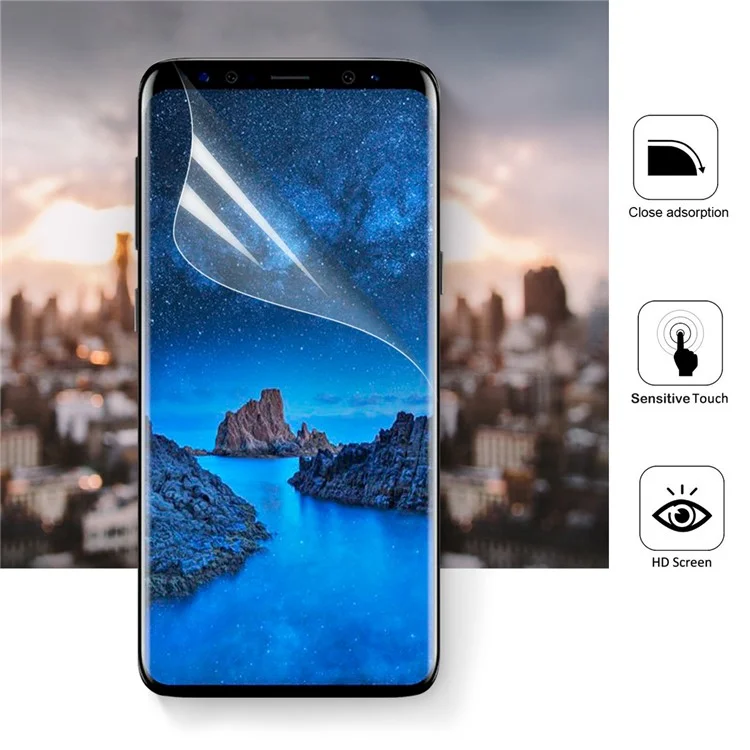 50шт / Комплект Полный Охват Мягкий Экран Защитная Пленка Для Samsung Galaxy S9 G960