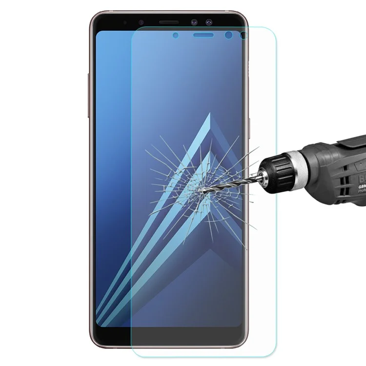 ENKAY 0.26mm 9H 2.5D Tempered Glass Screen Protector Film for Samsung Galaxy A8 (2018)
