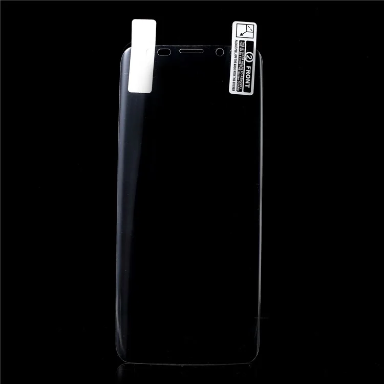 ANGIBABE Silk Printing Soft PET Full Screen Covering Protector for Samsung Galaxy S9 G960 - Transparent