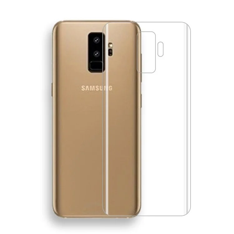 ANGIBABE Full Cover Soft PET Mobile Phone Back Protector Film for Samsung Galaxy S9 G960 - Transparent