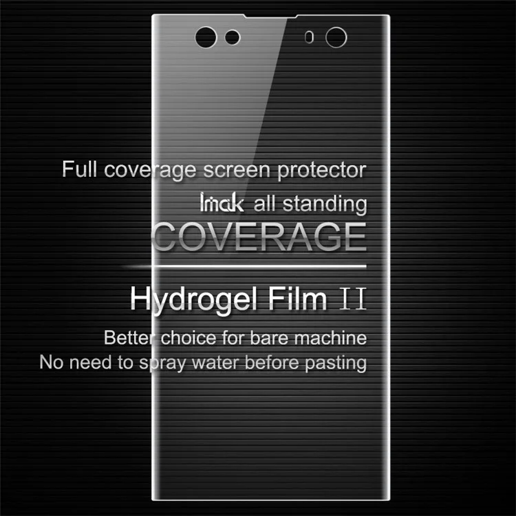IMAK Soft Clearer Hydrogel Film II for Sony Xperia XA2 Ultra Full Covering Front Screen Guard Film