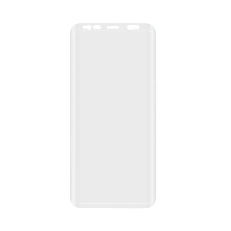ANGIBABE 0.26mm Transparent Full Size Curved Tempered Glass Screen Film per Samsung Galaxy S9+ G965