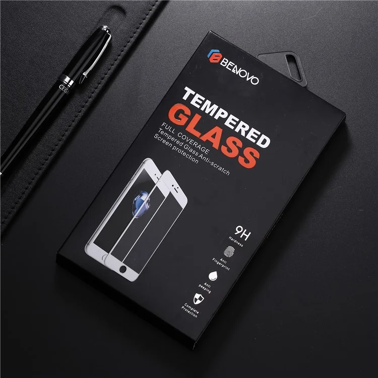 BENOVO for iPhone 7 Plus 2.5D Full Cover Tempered Glass Screen Protector Film - Black