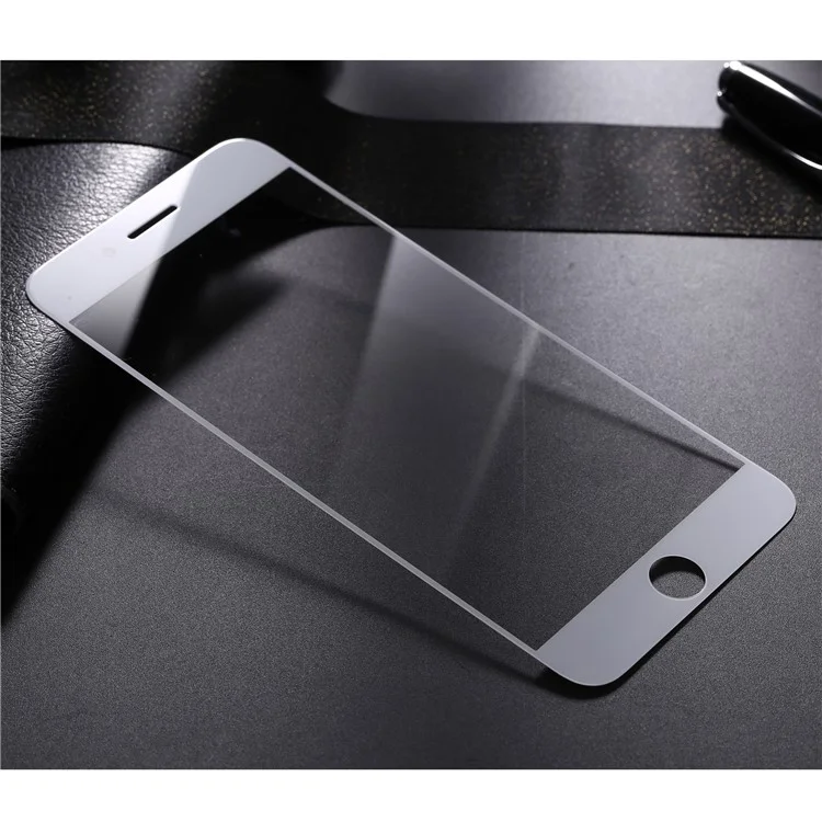 BENOVO 2.5D Full Size Mobile Screen Tempered Glass Protector Guard Film  for iPhone 7 Plus - White