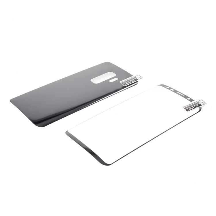 ANGIBABE Silk Printing Soft PET Full Screen Protector + Back Cover Guard Film for Samsung Galaxy S9 Plus G965