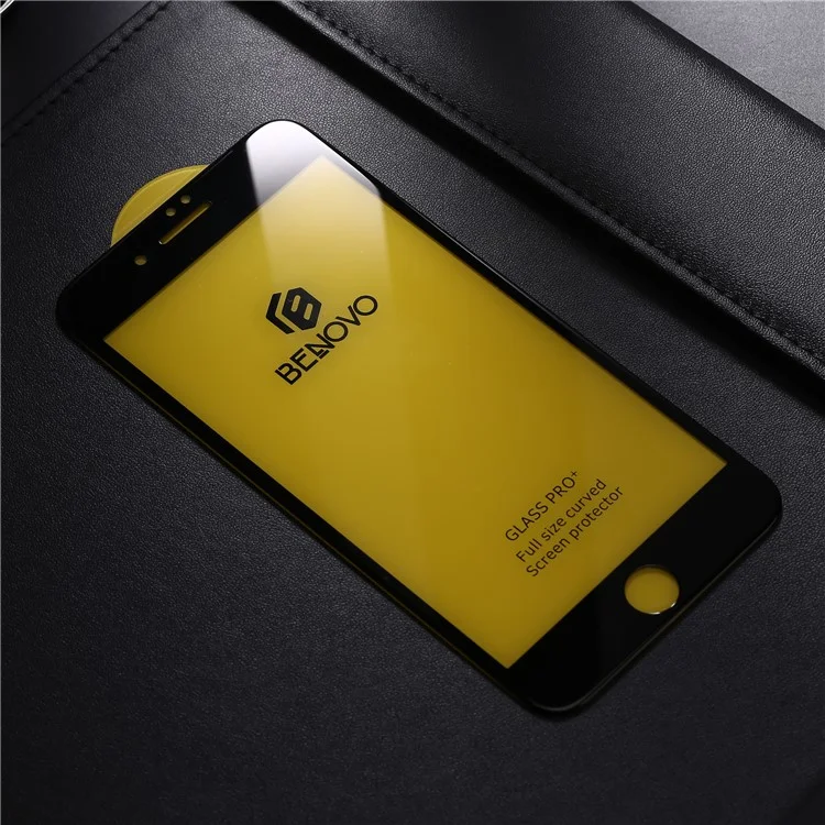 BENOVO 3D Tempered Glass Full Coverage Screen Protector for iPhone 7 Plus - Black