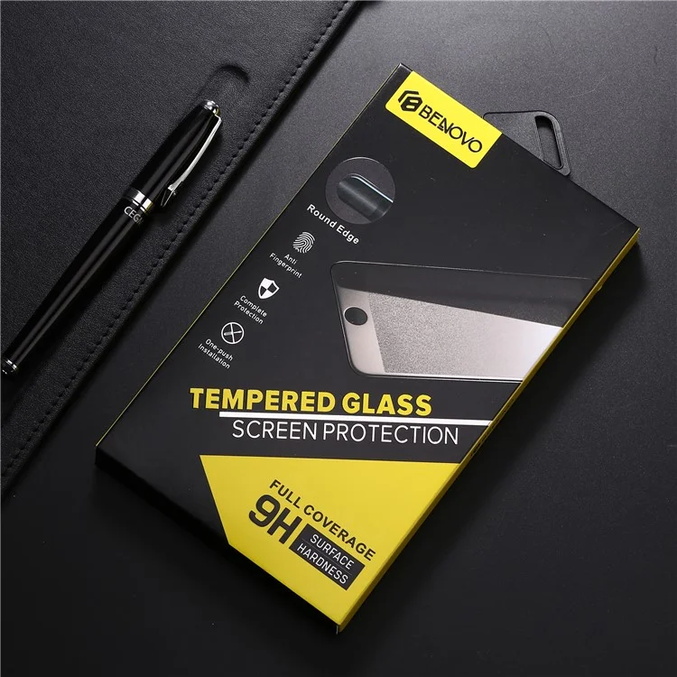 BENOVO 3D Tempered Glass Full Coverage Screen Protector for iPhone 7 Plus - Black